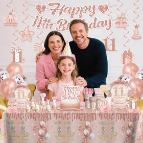 Xynic rose gold balloons create a festive backdrop for memories.