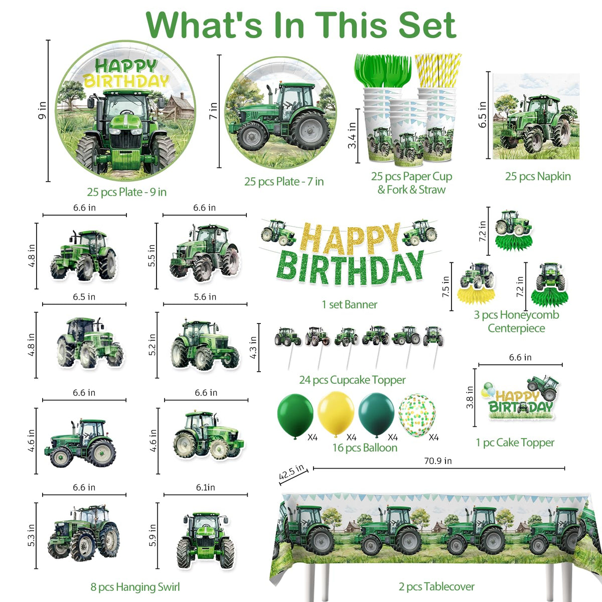 Xynic tractor cake topper provides a charming centerpiece for the cake