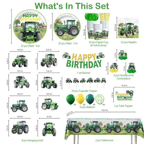 Xynic tractor cake topper provides a charming centerpiece for the cake