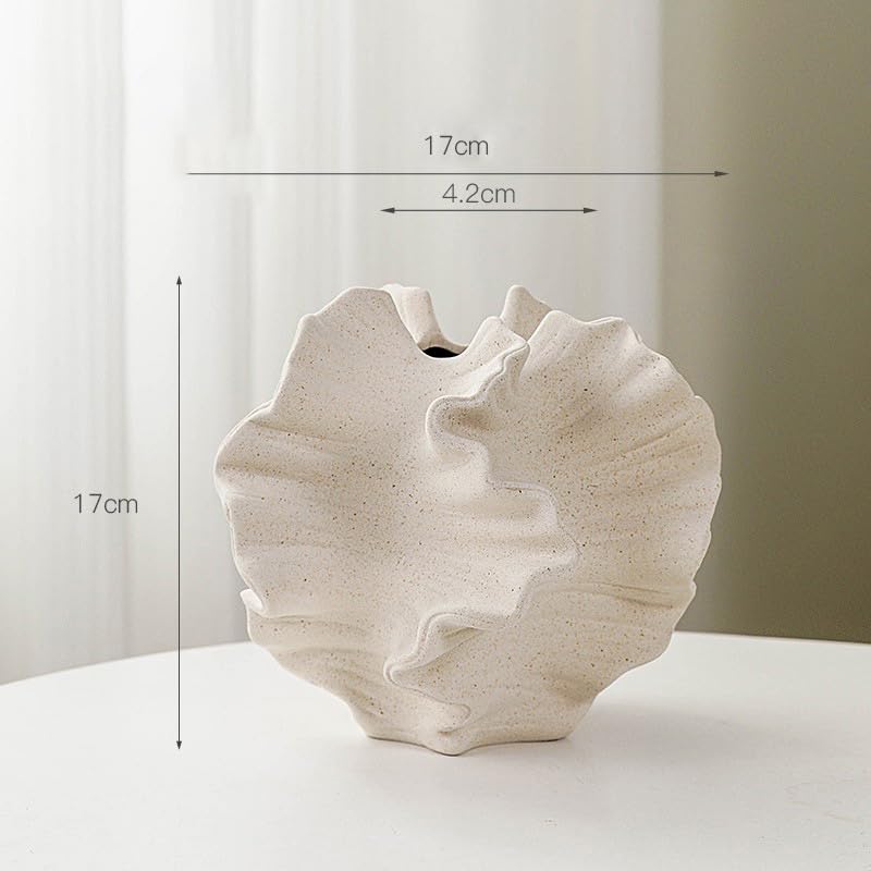 XYQXYQ Modern Art Ceramic Vase brings Bohemian flair to an office