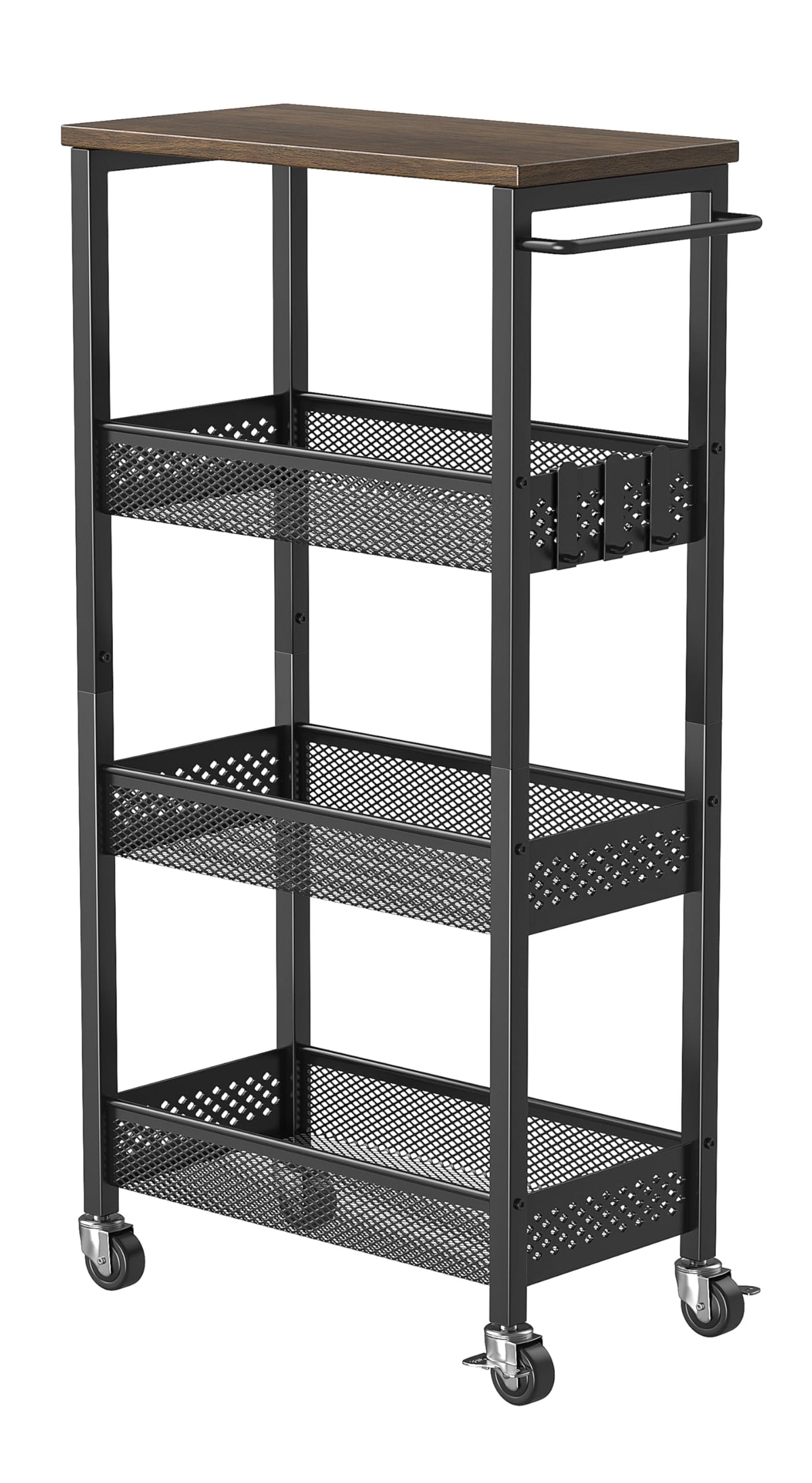 XYZLVSI versatile cart for kitchen, bathroom, and laundry storage needs.