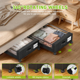 YAASHEEN 360° wheels enable smooth movement across floors.