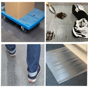 YADI easy-clean plastic carpet protector wipes clean with a damp cloth