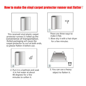 YADI note on roll-up design and flattening before use for best fit