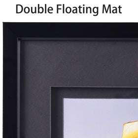 Yaetm frame reveals an 8x10 image behind a double mat for display.