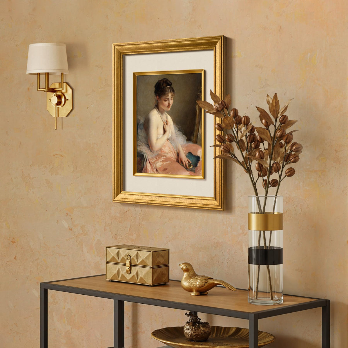 Yaetm white mat enhances depth and focus for your display