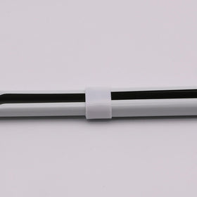 Yafa white finish curtain rod matches modern interiors.