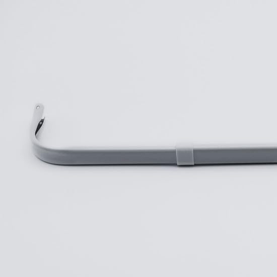Yafa heavy duty curtain rod right connecting rod provides stable support.