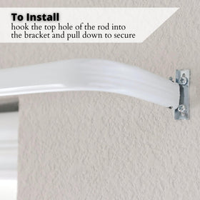 Yafa Home Fashion easy one-step installation, no tools needed