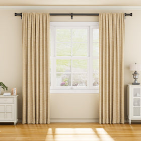 YaFex 1 inch diameter metal rod offers strong support for heavy drapes