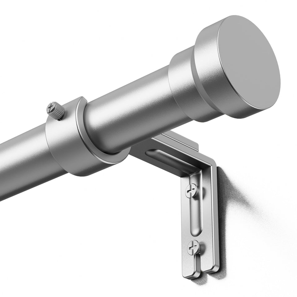 YaFex curtain rod 32-84 inch extended, adjustable for versatile window fit.