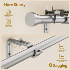 YaFex bracket detail enables secure mounting and adjustable wall gap.