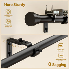 YaFex brackets provide adjustable clearance to minimize friction and maximize light control