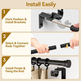 YaFex heavy-duty system supports up to 50 pounds.