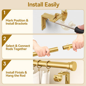 YaFex included hardware supports quick, reliable window mounting.