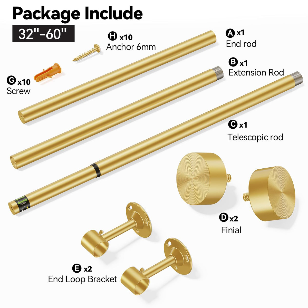 YaFex hardware kit includes all components for quick setup