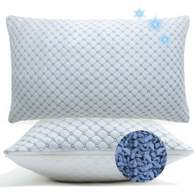Yagamo cooling-bed pillow two-pack in queen size for cooling comfort.