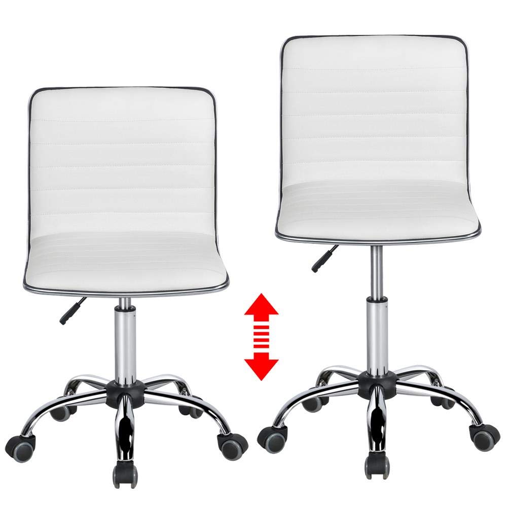 Yaheetech 360-degree swivel lets you reach items across your desk.