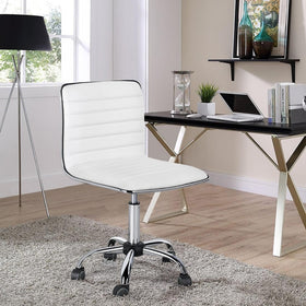 Yaheetech swivel chair wheels glide smoothly for quiet movement.