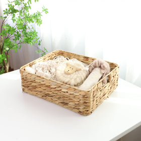 YAHUAN basket in living room demonstrates versatile decor and practical storage.