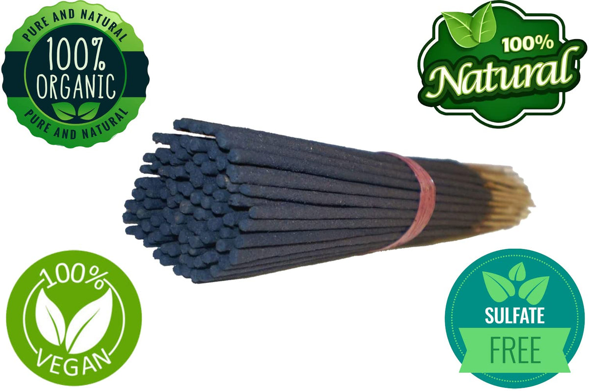 Yajna incense sticks burning with fragrant smoke for meditation and focus.