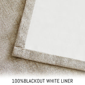 Yakamok curtains with eight grommets for easy hanging.