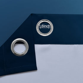 Yakamok thermal insulated curtains help reduce heat transfer and drafts.