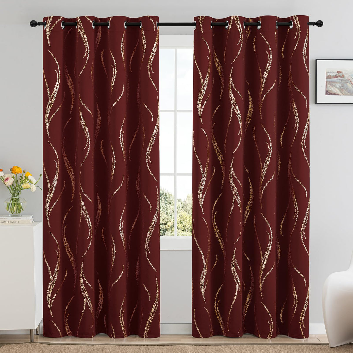 Yakamok thermal insulated curtains block light and heat for comfortable rooms