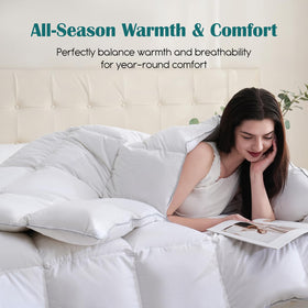 Yalamila eight loops secure to a duvet cover for tidy bedding.