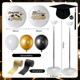 Yalikop balloon tower base with water fill provides stable indoor and outdoor support