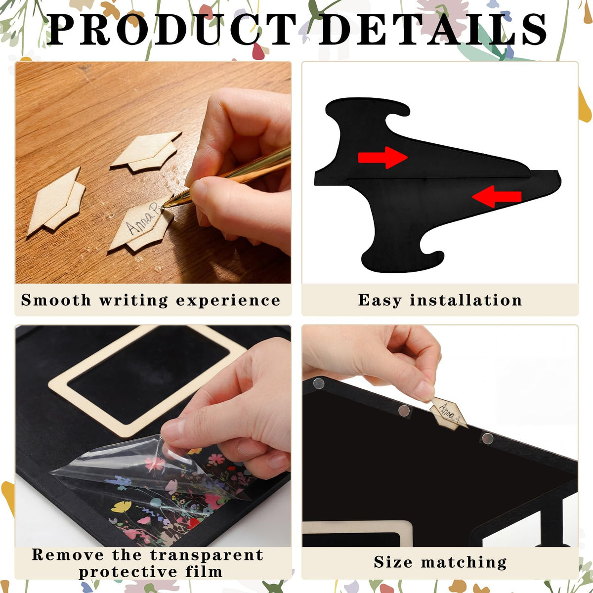 Yalikop wood signature slices offer easy signing and a lasting keepsake