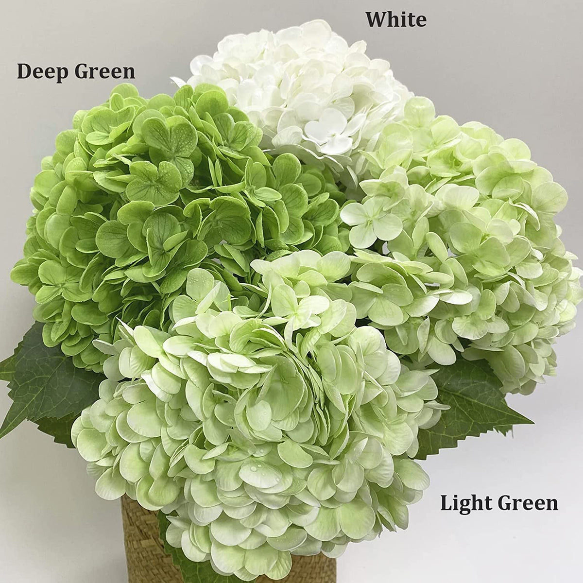YalzoneMet dust-washable hydrangeas stay bright with simple rinsing.