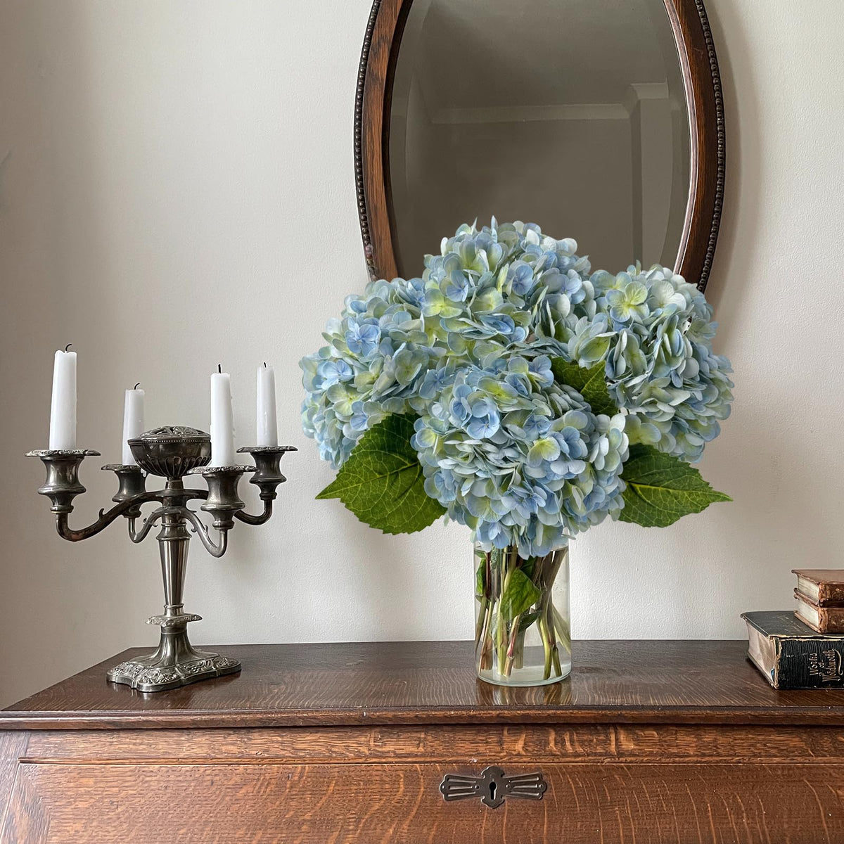 YalzoneMet hydrangea leaves detail highlighting natural texture.