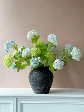 YalzoneMet Snowball Viburnum dust-cleanable surface