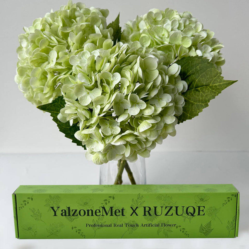 YalzoneMet RUZUQE light green hydrangea flowers for elegant arrangements