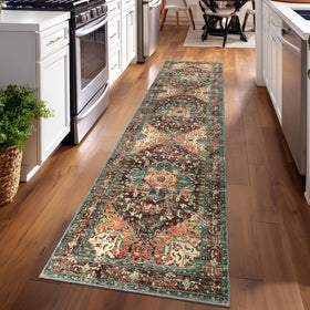 Yamaziot bedroom hallway rug feels plush yet thin for easy navigation.