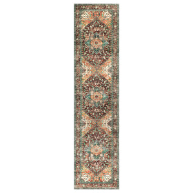 Yamaziot non-slip rubber backing rug keeps hallways safe in daily use.
