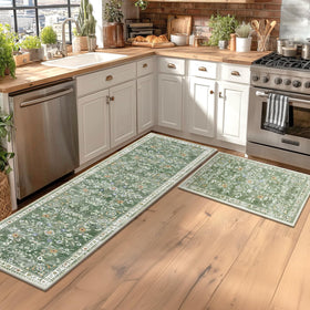 Yamaziot non-slip backing keeps the runner in place on busy floors.