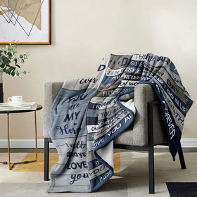 Yamco for Dad blanket, folded compactly, easy to carry during travel.