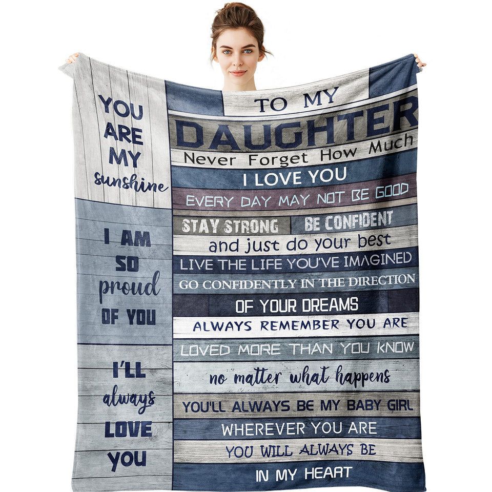 Yamco daughter gifts blanket 60x50 for cozy warmth and daily comfort.