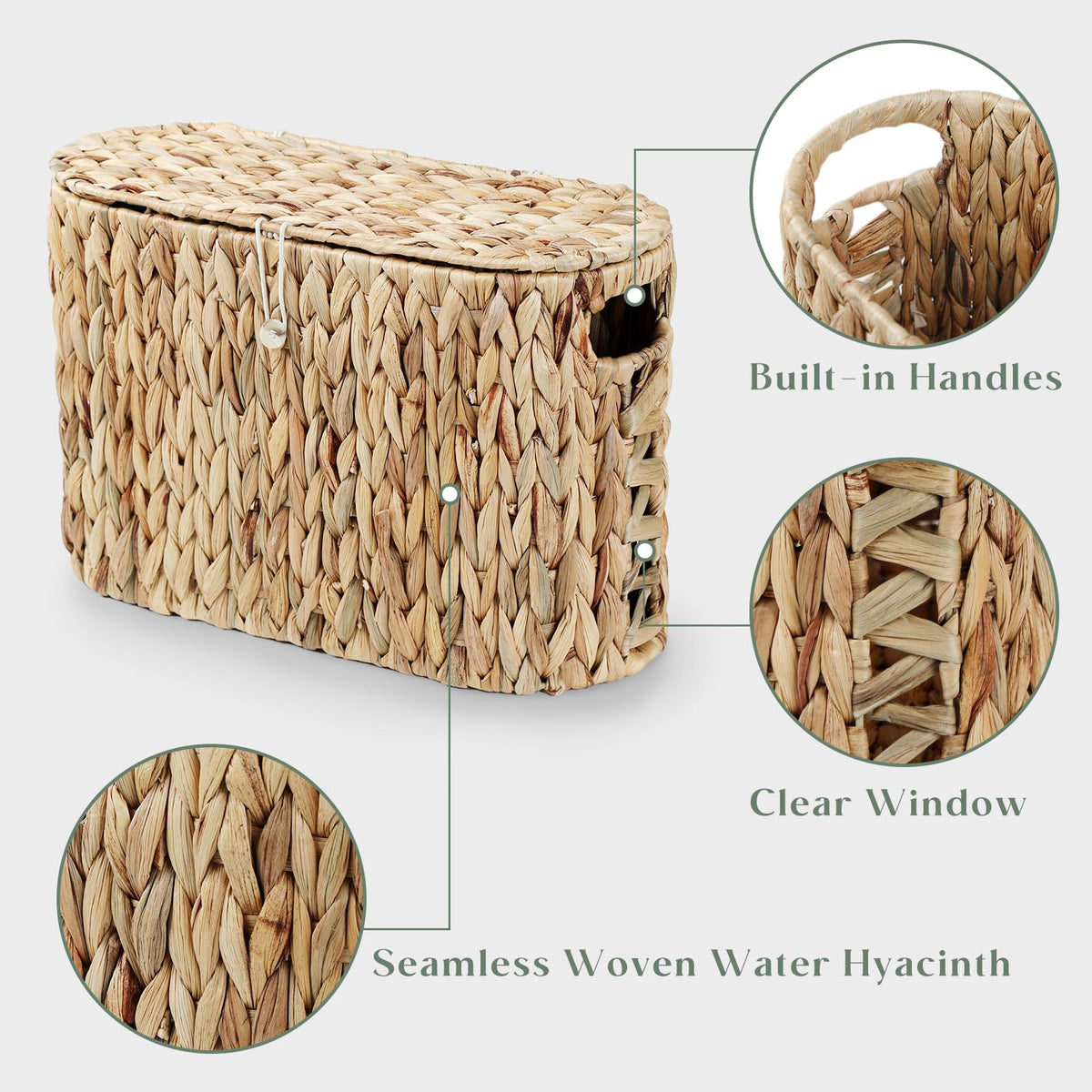 YANGQIHOME built-in handles make moving and restocking effortless