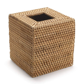 YangqiHome hand woven wicker tissue holder adds natural texture to any room