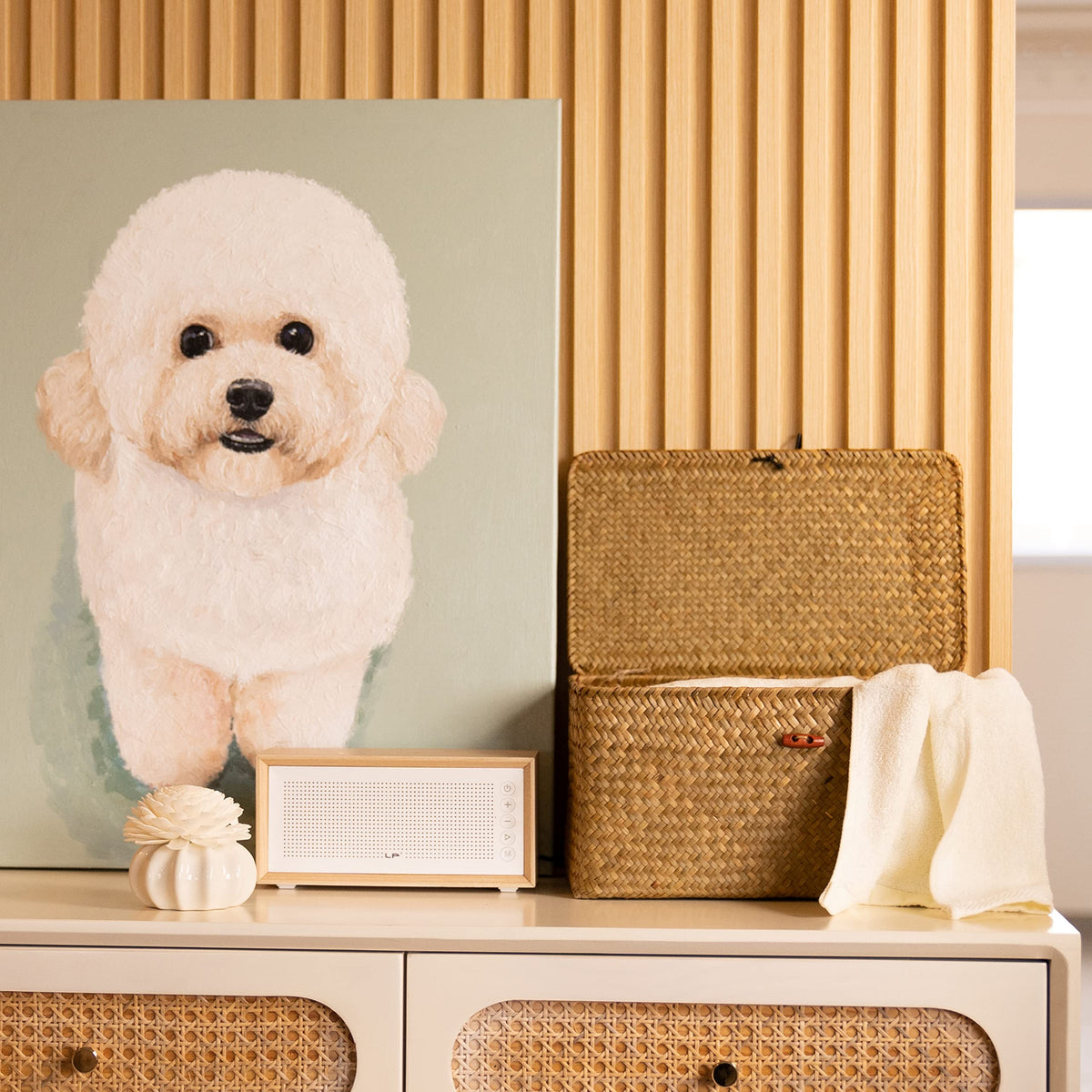 YANGQIHOME pastoral design seagrass baskets add natural charm and storage.