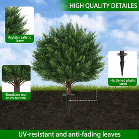 Yangrass foliage can be fluffed for natural look after shipping
