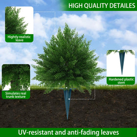 Yangrass UV-protected faux greenery resists sun fading outdoors.