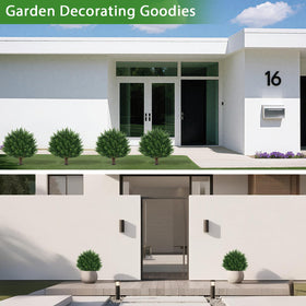 Yangrass weatherproof outdoor shrubs withstand sun and frost