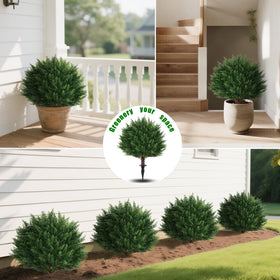 Yangrass wind-stable base keeps topiary upright in breezy conditions