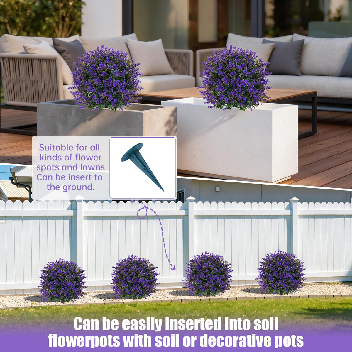 Yangrass UV-coated shrubs stay vibrant in heat or cold.
