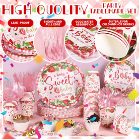 Yaniio Berry Sweet Baby 9oz cup for spill-friendly servings at a joyful shower.