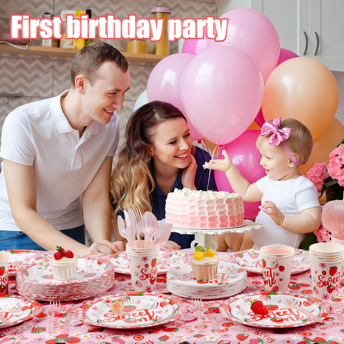 Yaniio daisies and hearts design adds charming birthday vibe